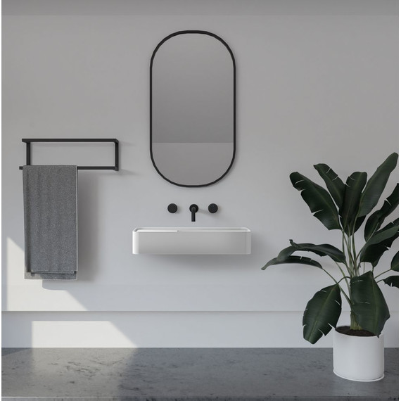 Раковина подвесная Abber Stein 120 см AS2627-1.2, белый матовый - фото 3