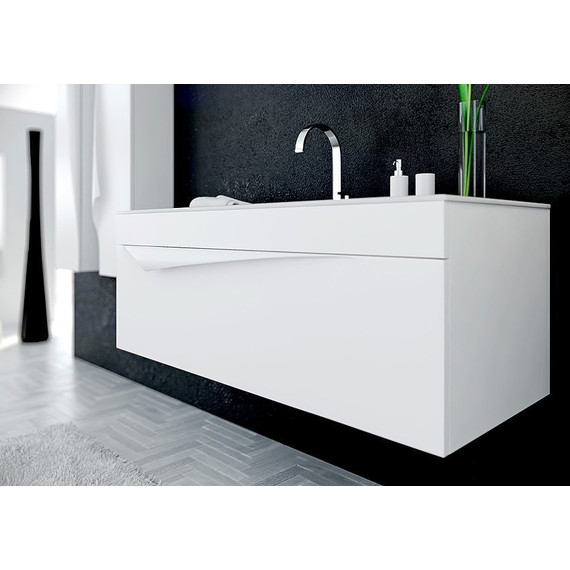 Тумба подвесная с раковиной Aqwella Clarberg Papyrus 120 см PAP0112E - фото, картинка 7 Тумба подвесная с раковиной Aqwella Clarberg Papyrus 120 см PAP0112E - фото 7