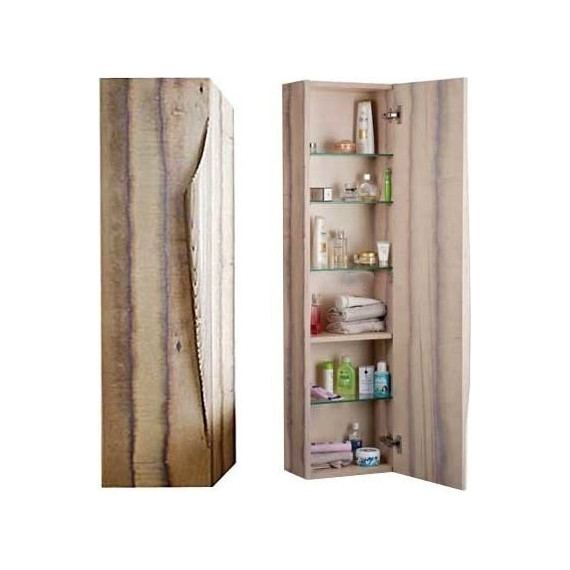 Пенал подвесной Aqwella Clarberg Papyrus wood 35 см Pap-w.05.35/LIGHT, дерево - фото 3