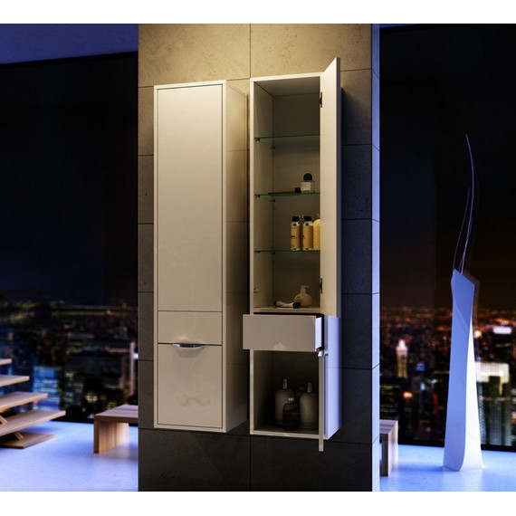 Пенал подвесной Aqwella Malaga 32 см Mal.05.03/L - фото 4