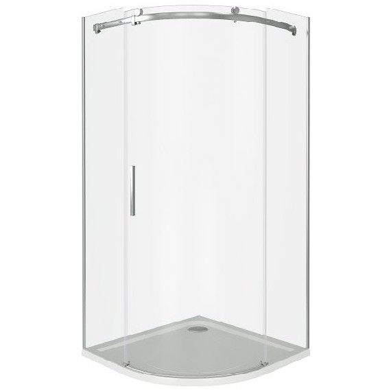 Душевое ограждение Bas Galaxy R-90-C-CH 90х90 см, хром/прозрачное - фото 3