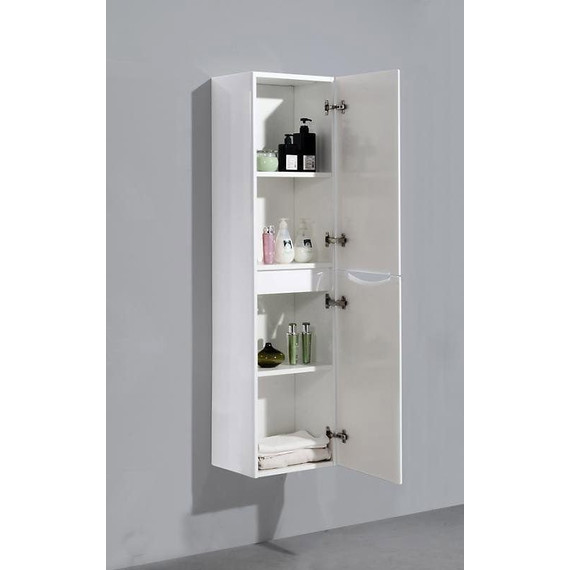 Пенал подвесной BelBagno ANCONA-N-1500-2A-SC-BL-R 40 см, правый, белый - фото, картинка 3 Пенал подвесной BelBagno ANCONA-N-1500-2A-SC-BL-R 40 см, правый, белый - фото 3