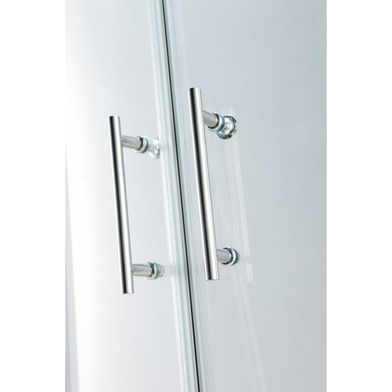 Душевое ограждение Cezares 90х90 см MOMENTO-R-2-90-C-Cr, хром/прозрачное - фото 4