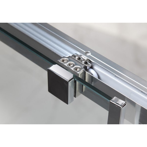 Душевое ограждение Cezares 140х100 см LUX-SOFT-W-AH-1-140/100-C-Cr-IV, хром/прозрачное - фото 3