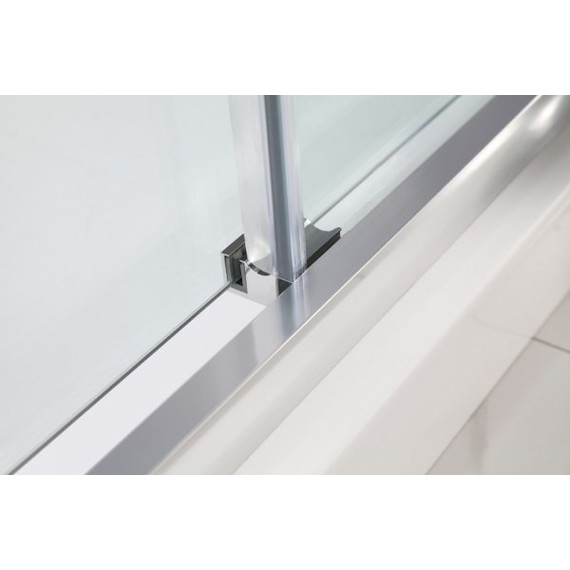 Душевое ограждение Cezares 140х100 см LUX-SOFT-W-AH-1-140/100-C-Cr-IV, хром/прозрачное - фото 4