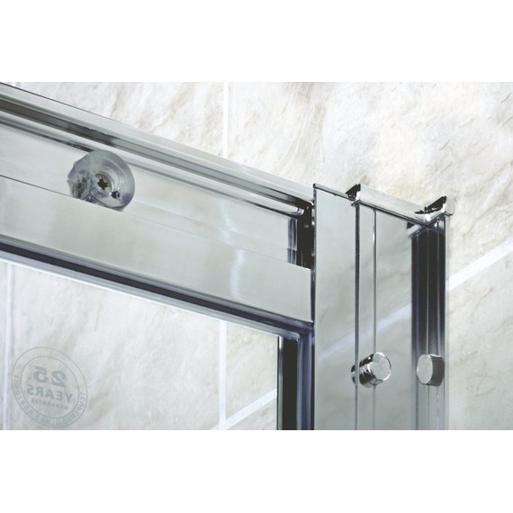 Душевое ограждение Cezares 120х90 см PRATICO-RH-1-120/90-C-Cr, хром/прозрачное - фото 3