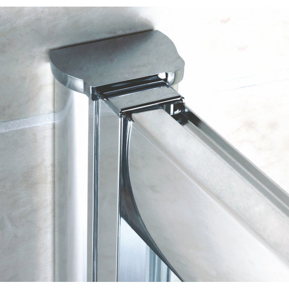 Душевое ограждение Cezares 120х90 см PRATICO-RH-1-120/90-C-Cr, хром/прозрачное - фото 4