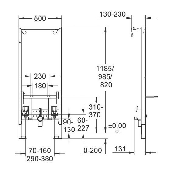Инсталляция для биде Grohe 38553001 - фото, картинка 2 Инсталляция для биде Grohe 38553001 - фото 2