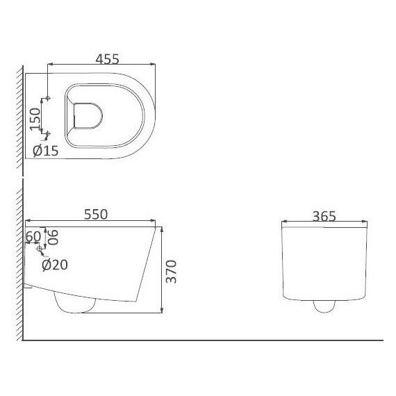 Унитаз подвесной Creo Ceramique RENNES с крышкой - фото 4