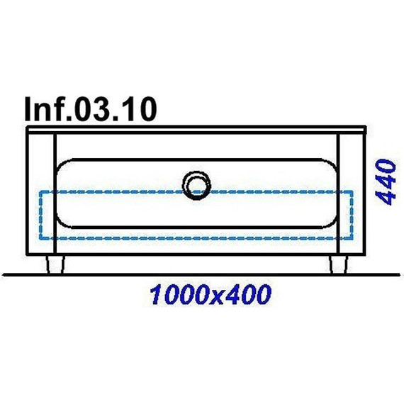 Тумба напольная Aqwella Infinity 100 см Inf.03.10 - фото 5