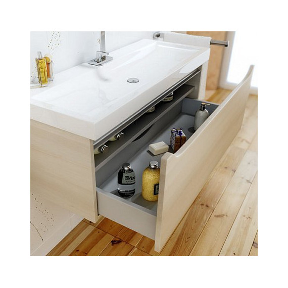 Тумба подвесная с раковиной Aqwella Verona 80 см Ver.01.08/A+49259, акация, Цвет фасада: бежевый - фото, картинка 2 Тумба подвесная с раковиной Aqwella Verona 80 см Ver.01.08/A+49259, акация, Цвет фасада: бежевый - фото 2