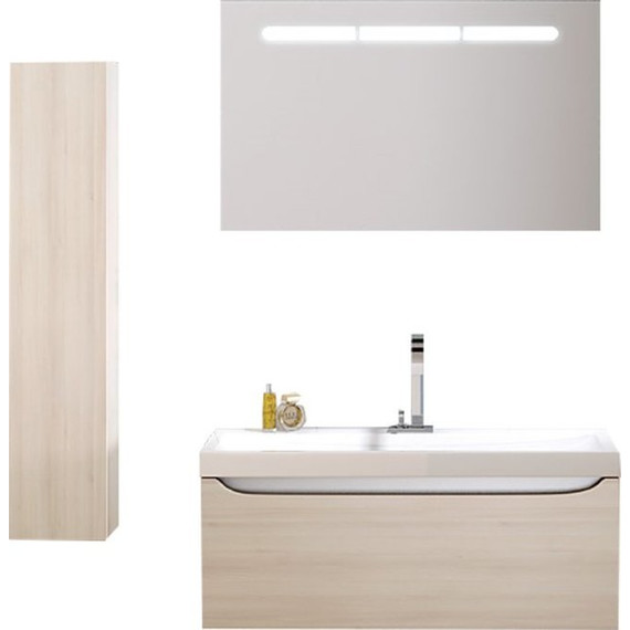 Тумба подвесная с раковиной Aqwella Verona 80 см Ver.01.08/A+49259, акация, Цвет фасада: бежевый - фото, картинка 5 Тумба подвесная с раковиной Aqwella Verona 80 см Ver.01.08/A+49259, акация, Цвет фасада: бежевый - фото 5