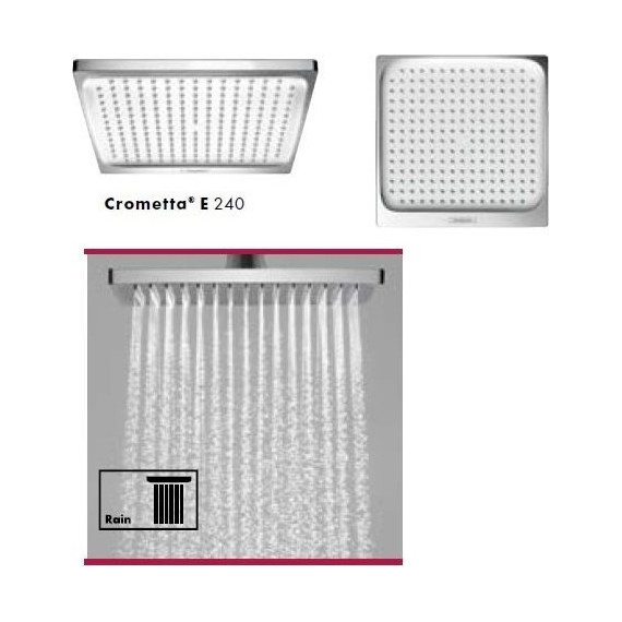 Душевая стойка Hansgrohe Crometta E 240 1jet Showerpipe 27289000 - фото, картинка 5 Душевая стойка Hansgrohe Crometta E 240 1jet Showerpipe 27289000 - фото 5