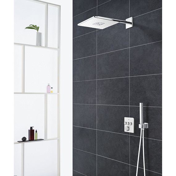 Смеситель для душа с термостатом Grohe Grohtherm SmartControl 29157LS0, белая луна - фото 2