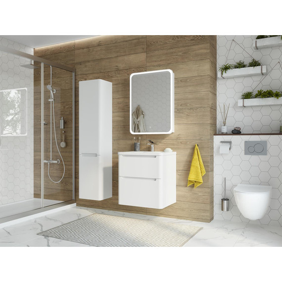 Пенал подвесной Stworki Монтре Мон.04.160/P/W, белый - фото 4