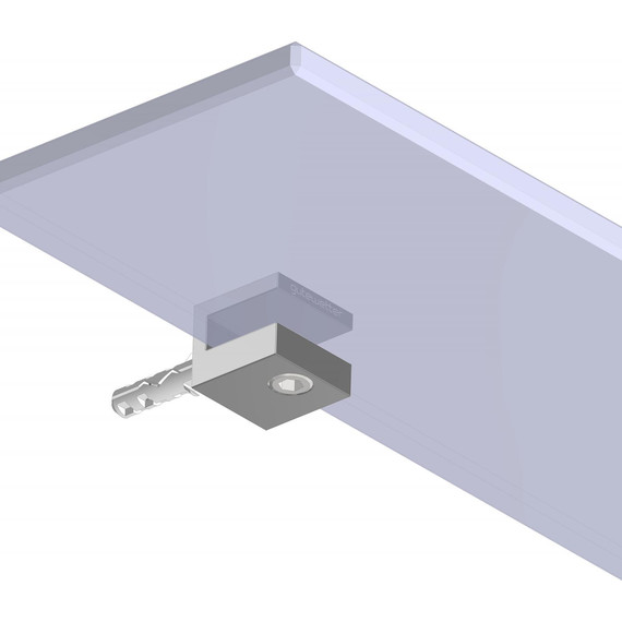 Стеклянная полка Stworki Glass 70 см 3GW258TTKK000 - фото 11