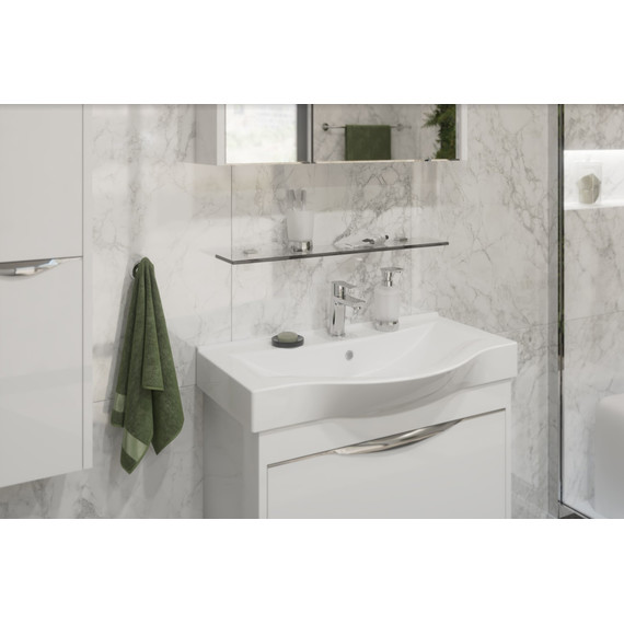 Стеклянная полка Stworki Glass 70 см 3GW258TTKK000 - фото 5