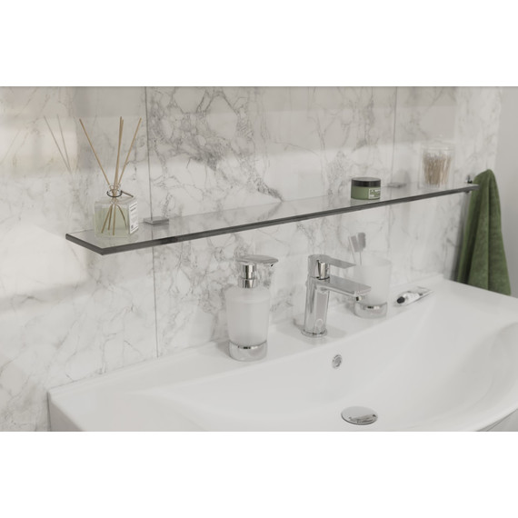 Стеклянная полка Stworki Glass 90 см 3GW260TTKK000 - фото 6