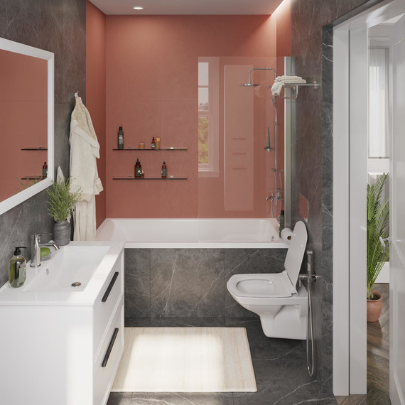 Шторка для ванны Stworki Стокгольм 70x150 см 3GW243TTKK000 (стекло 8 мм) хром/прозрачное - фото 7