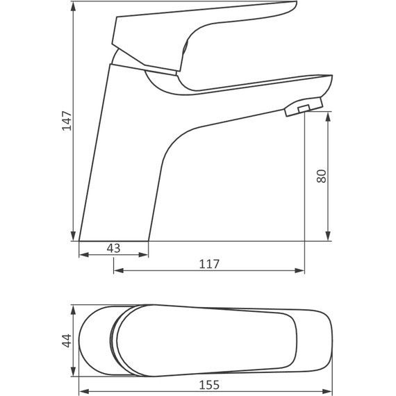 Смеситель для раковины Stworki Дублин HFDB02100 - фото 2