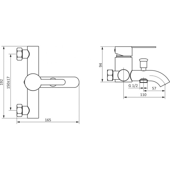 Смеситель для ванны Stworki Стокгольм HFSG10000 - фото 2