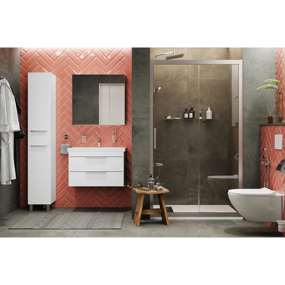 Пенал напольный Stworki Копенгаген С12356, белый - фото 3