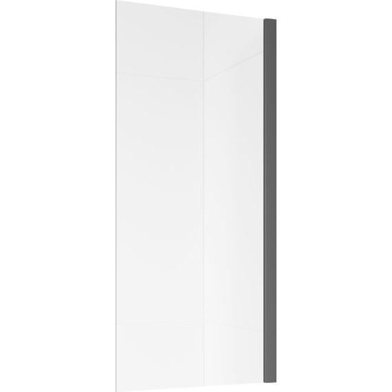 Шторка для ванны Stworki Стокгольм 60x150 см 3GW250TTKK000 (стекло 8 мм) чёрный/прозрачное - фото 8