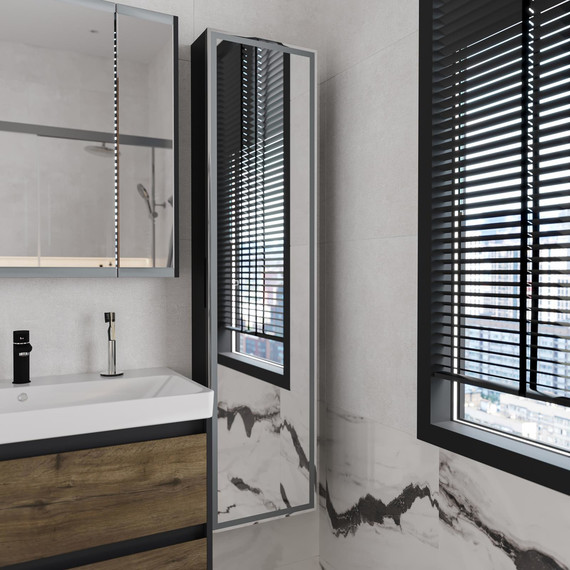 Пенал подвесной Stworki Кронборг МВК077, чёрный - фото 13