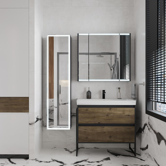 Пенал подвесной Stworki Кронборг МВК077, чёрный - фото 3