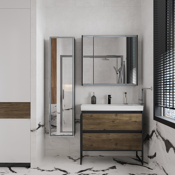 Пенал подвесной Stworki Кронборг МВК077, чёрный - фото 4