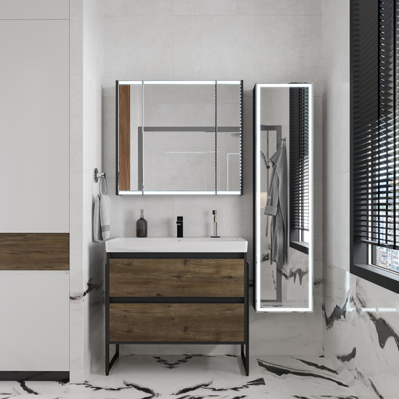 Пенал подвесной Stworki Кронборг МВК077, чёрный - фото 5