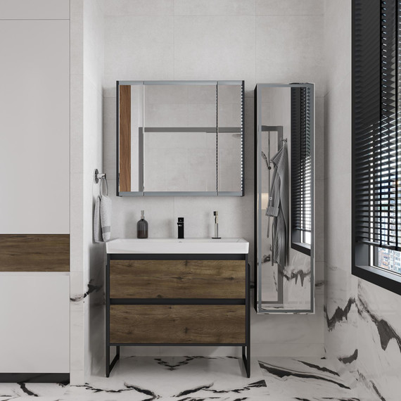 Пенал подвесной Stworki Кронборг МВК077, чёрный - фото 6