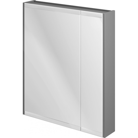 Зеркало-шкаф Stworki Кронборг 70 см 1A262002KB820, чёрный/серый - фото 7