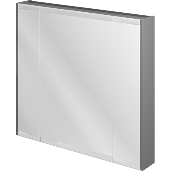 Зеркало-шкаф Stworki Кронборг 90 см 1A262202KB820, чёрный/серый - фото 5