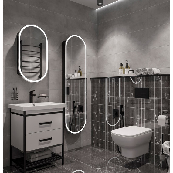 Пенал подвесной Stworki Мальмё МВК076, чёрный - фото 8