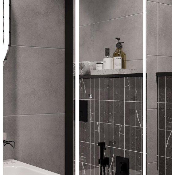 Пенал подвесной Stworki Мальмё МВК076, чёрный - фото 15