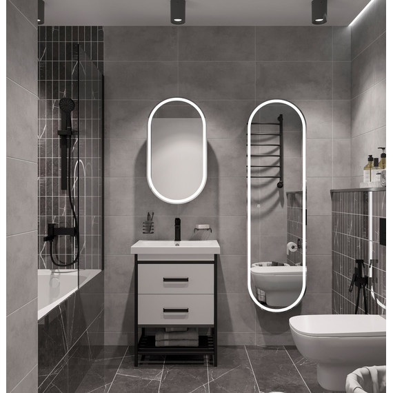 Пенал подвесной Stworki Мальмё МВК076, чёрный - фото 4