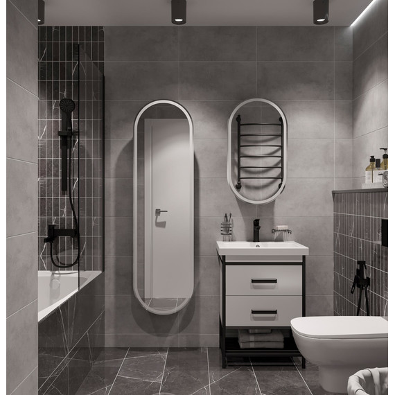 Пенал подвесной Stworki Мальмё МВК076, чёрный - фото 7