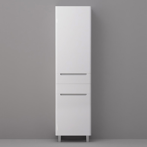 Пенал напольный Stworki Монтре Мон.04.190/N/W, белый - фото 6