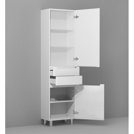 Пенал напольный Stworki Монтре Мон.04.190/N/W, белый - фото 8