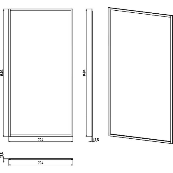 Шторка для ванны Stworki Карлстад 70x140 см MV-KA-70-CR (стекло 8 мм) хром/прозрачное - фото 2