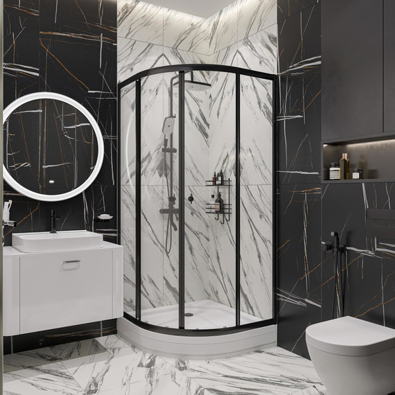 Душевая стойка Stworki Мосс FT13196OBD, чёрный - фото 5