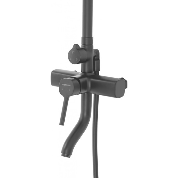 Душевая стойка Stworki Мосс FT13196OBD, чёрный - фото 11