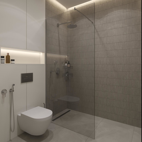 Душевая перегородка Stworki Берген 110 cм MV-BE-110-CR (стекло 8 мм) хром/прозрачное - фото 5