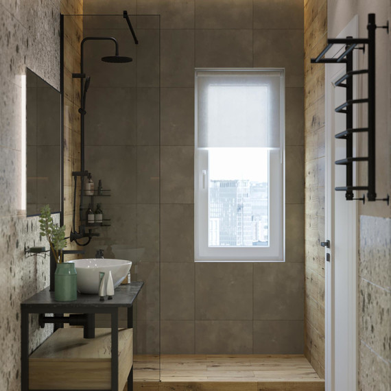 Душевая перегородка Stworki Берген 60 cм MV-BE-60-BL (стекло 8 мм) чёрный/прозрачное - фото 6