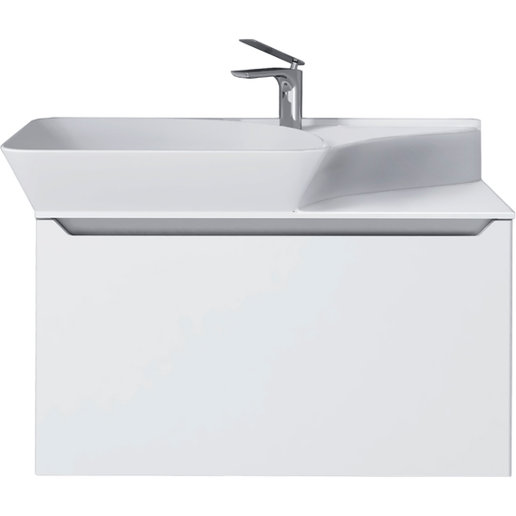 Тумба подвесная с раковиной Stworki Ши 80 см TR-593471, белый - фото 10