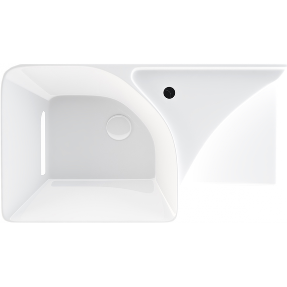 Тумба подвесная с раковиной Stworki Ши 80 см TR-593471, белый - фото 13