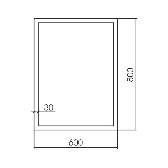 Зеркало Stworki Брамминг 60 см ФР-00002475, чёрный - фото 2