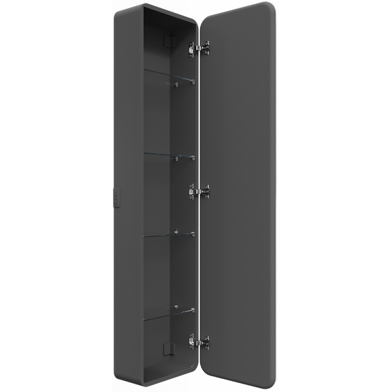 Пенал подвесной Stworki Ольборг МВК181, серый - фото 8