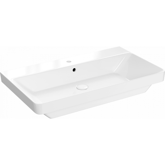 Тумба подвесная с раковиной Stworki Ларвик 80 см 622516, серый - фото 10